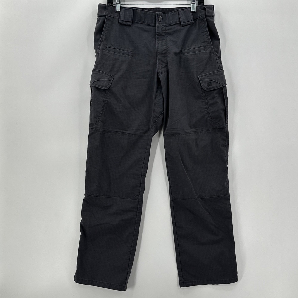 5.11 Tactical Pants Mens 34x32 (34x31) Tactical Cargo Utility Ripstop Grey Canva